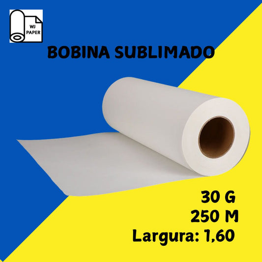 Bobina Sublimado 30 G - 1,6 M - 250 M